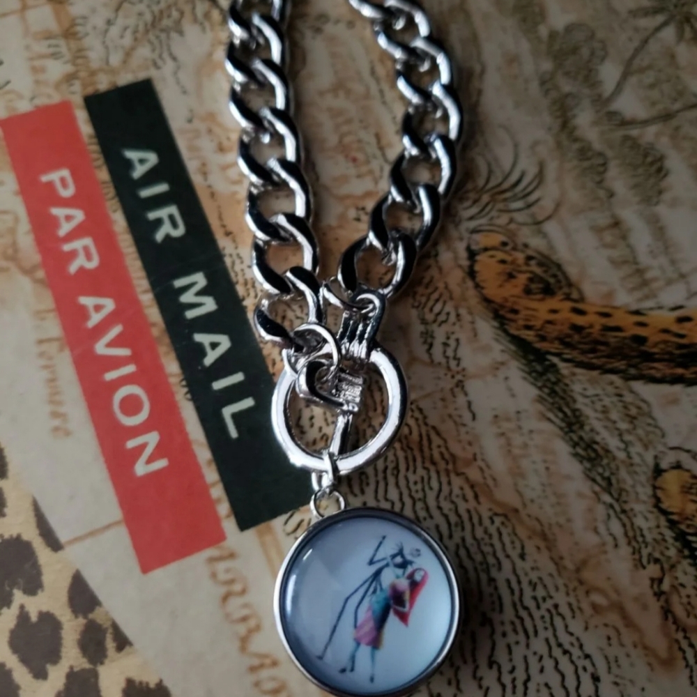 Nightmare before Christmas snap bracelet
